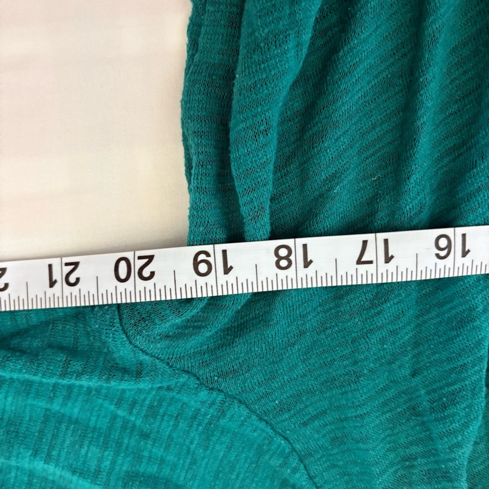 Maurices Teal Lightweight Hooded Open Cardigan Women’s Large - Picture 4 of 7